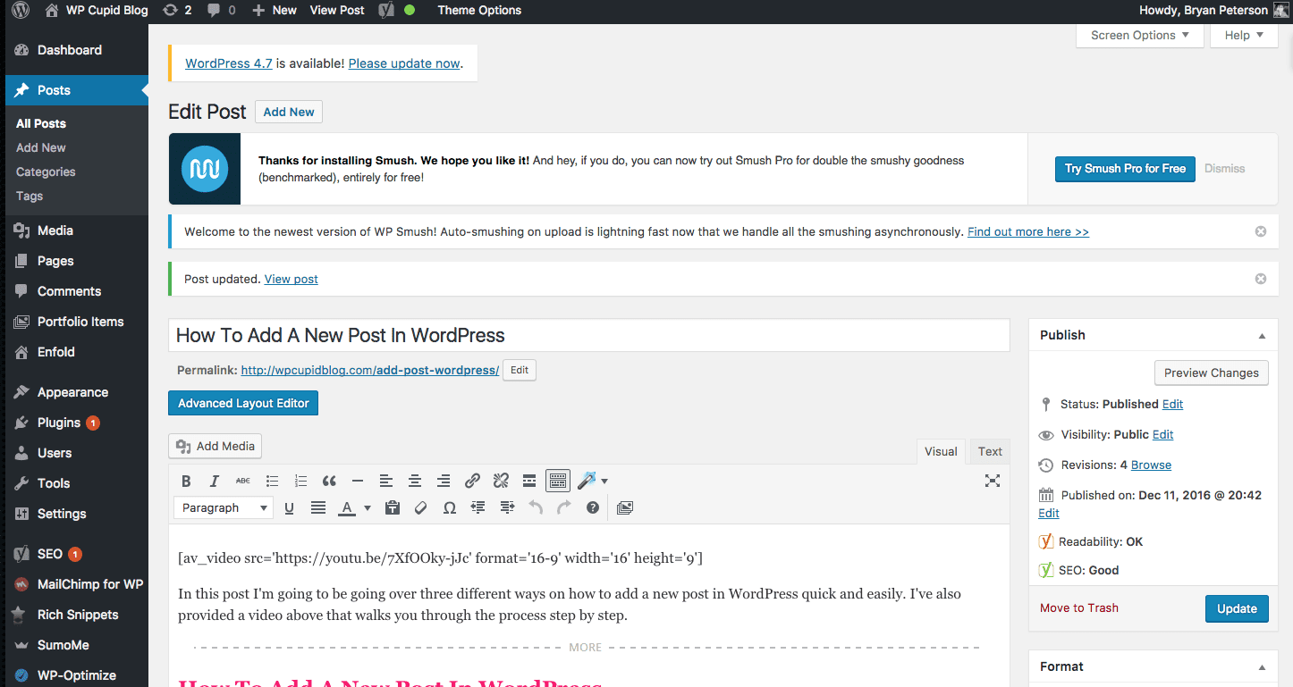 Wp latest posts is a plugin that displays the wordpress recent content in few click and the way you want. How To Add A New Blog Post In WordPress | 3 Different Ways