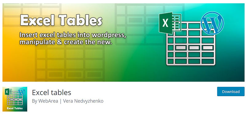 Tablepress also supports microsoft excel data formats for import (but no export!) of table data. How To Import Data With A WordPress Excel Spreadsheet Plugin