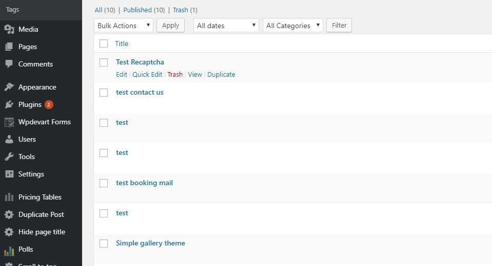 · then create new post/page or use old. WordPress duplicate page plugin - Easily clone posts and pages | WpDevArt.com