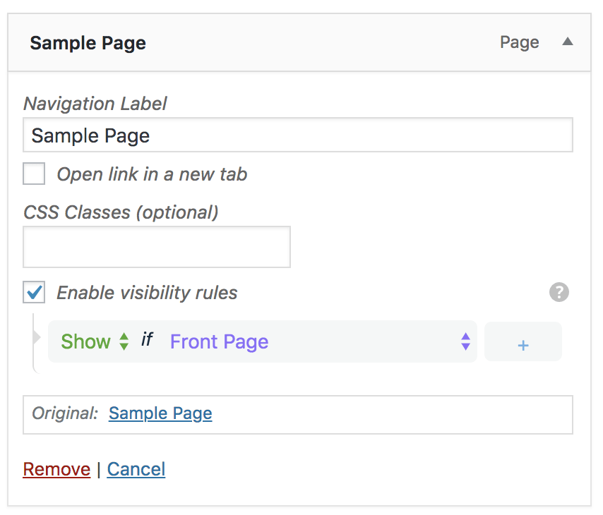 Conditional tags are functions used in wordpress to display a specific content or to perform actions based on whether a certain condition is . Using Conditional Tags With Wordpress Menu Wpfeed