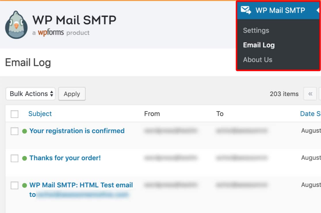 Next, we need to fill in the signup form with our basic information and verify our email after submission. How To Check Email Logs In WordPress