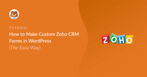 De plugin is daarnaast prettig voor developers, die hun eigen custom rapporten, velden en nog meer aan . How To Make Custom Zoho Crm Forms In Wordpress The Easy Way