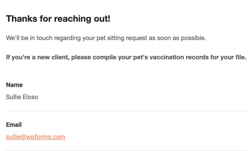 Html Email Notification Template Customizing The Email Notification Content 123formbuilder - Best Landscape Arts in Desktop