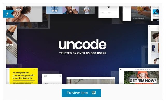 uncode theme
