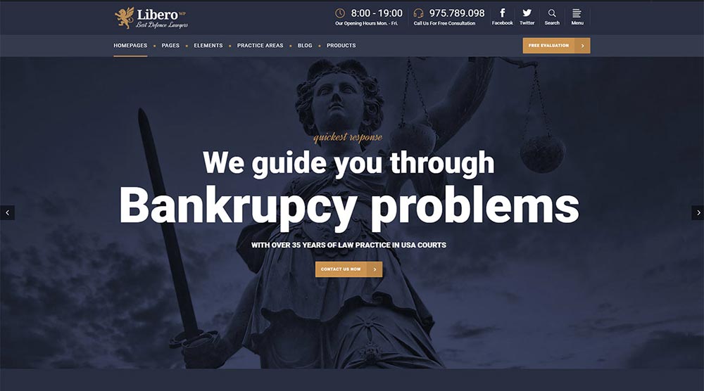 Libero wordpress theme helps you achieve this quickly and with complete ease. 15 Professional Lawyer Wordpress Themes 2021 Wpklik