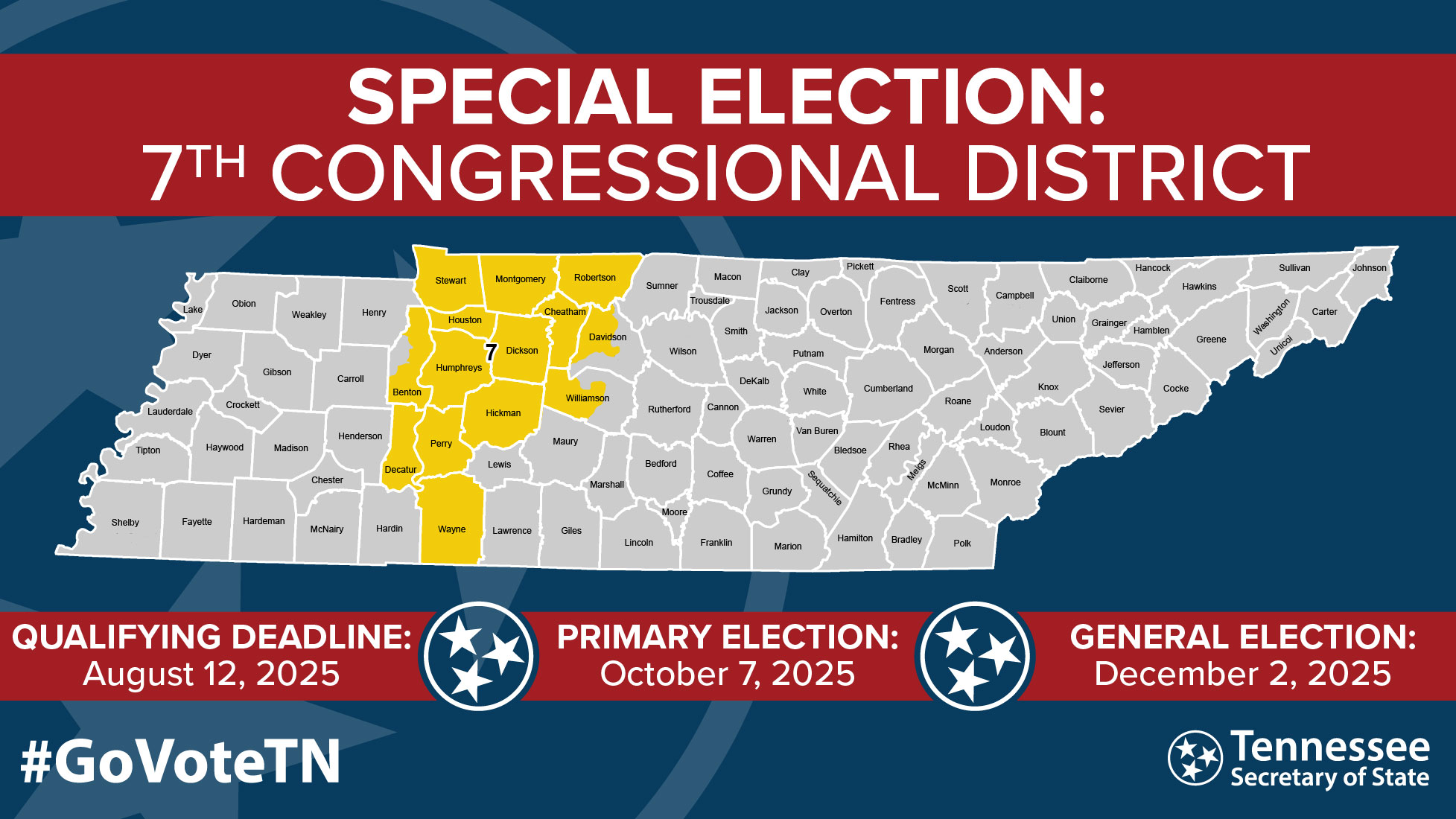 Meet The Candidates For Tennessee S Special Election 7 Cong Map 