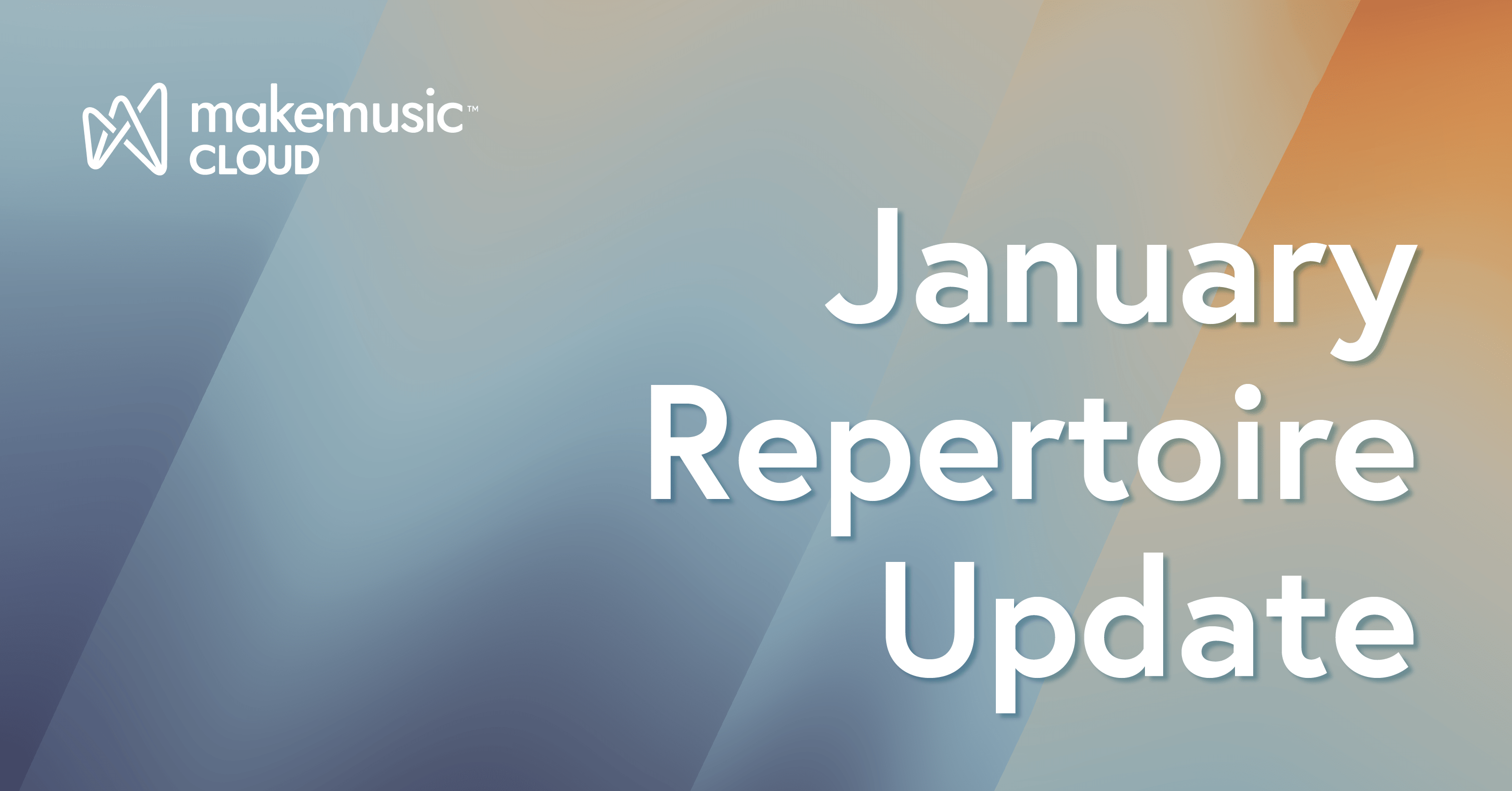 January 2025 repertoire update