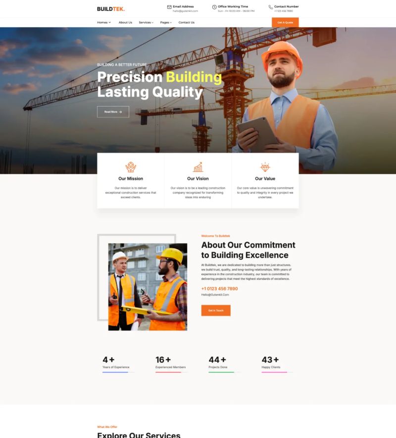 Builderwizard Templates - Premium Colorful Photo Gallery - Full HD