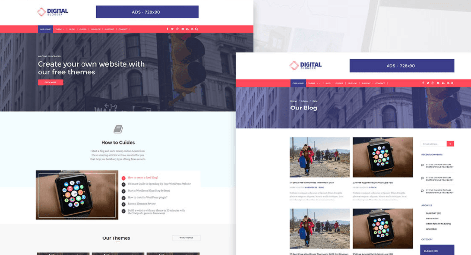 Wordpress theme which is suitable for news, newspaper, magazine, blogging kind . A Clean Responsive Wordpress Blog Theme Dblogger Wp Missing