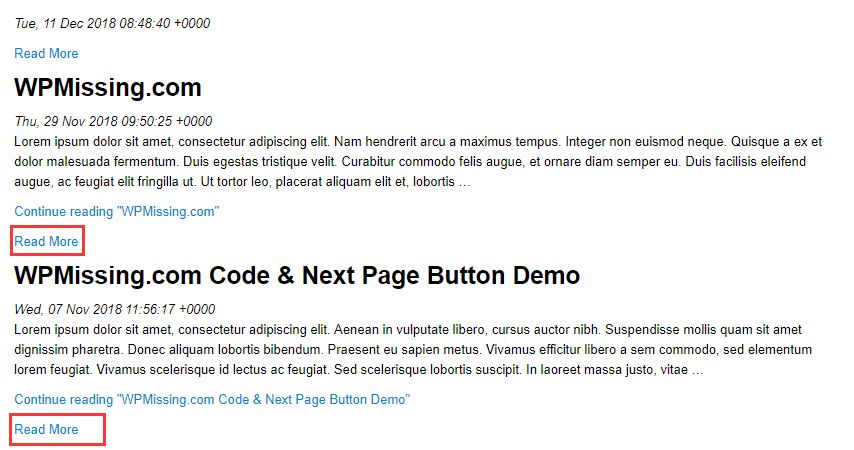 Read more by edmon is one of the most widely used plugin for creating a read more button in your website. Add Read More Link To RSS Feed | WP Missing