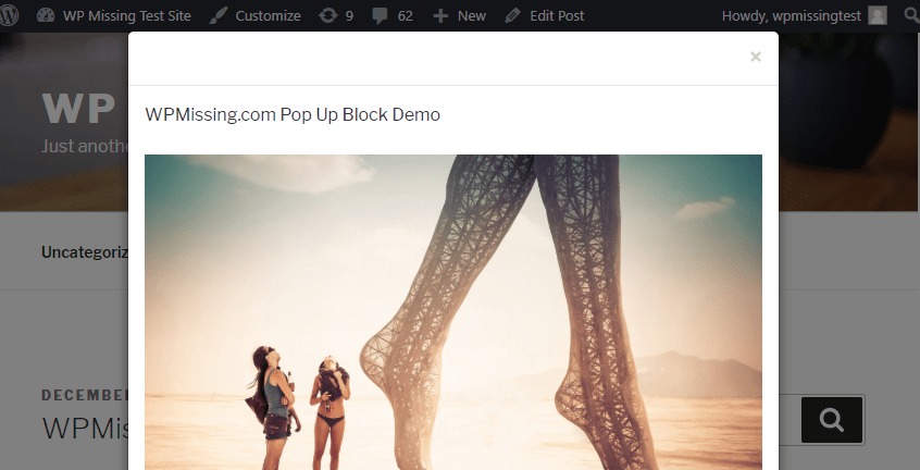 If you do not see the appearance tab on the left side of your wordpress dashboard after logging in, it is likely you have not installed the . Quickly Create Popup Window In Gutenberg Editor - Pop Up Block | WP Missing