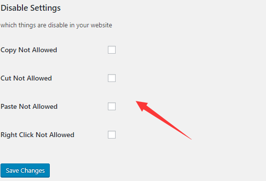 If you want to change the plugin's settings, it's easy to do so. Disable Copy/Cut/Paste/Right Click In Wordpress - Smart Content Protection | WP Missing