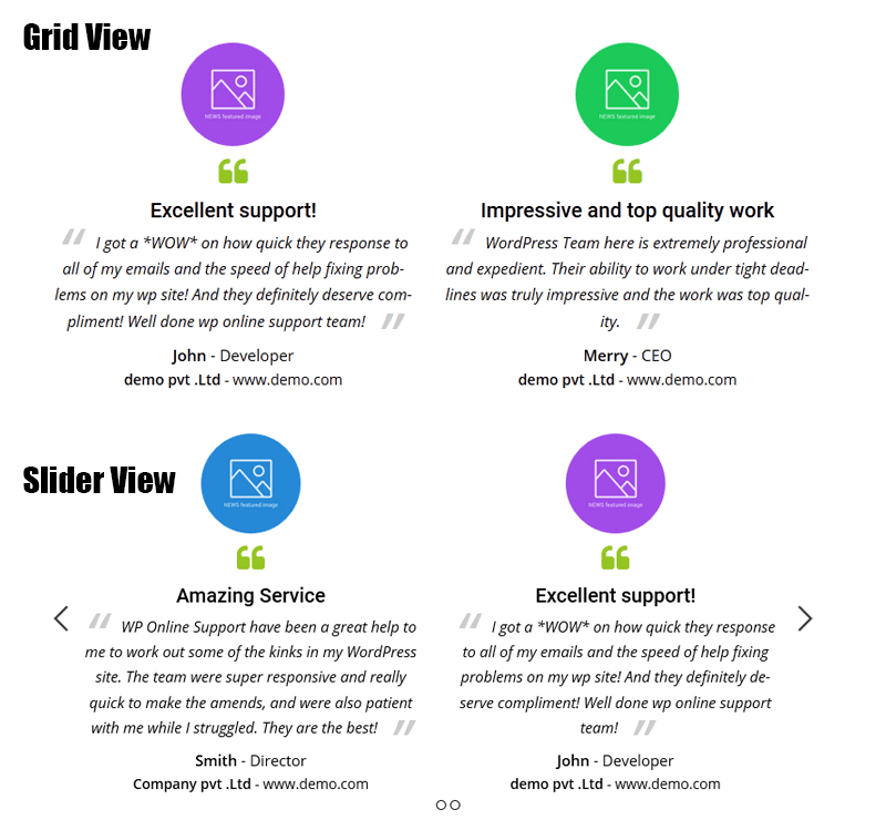 Gs testimonial slider is a wordpress testimonial plugin that creates custom post types to add client's testimonials/recommendations to display anywhere on your . 10 Best Free Testimonial WordPress Plugins For eCommerce Websites | WP Missing