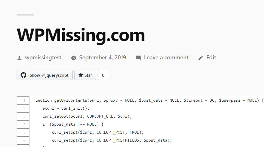 Jul 01, 2016 · think of wp pusher as a bridge for plugins and themes that connects your wordpress site to github. Add Github Follow Star Buttons And Gists To Wordpress Widget Shortcodes For Github Wp Missing
