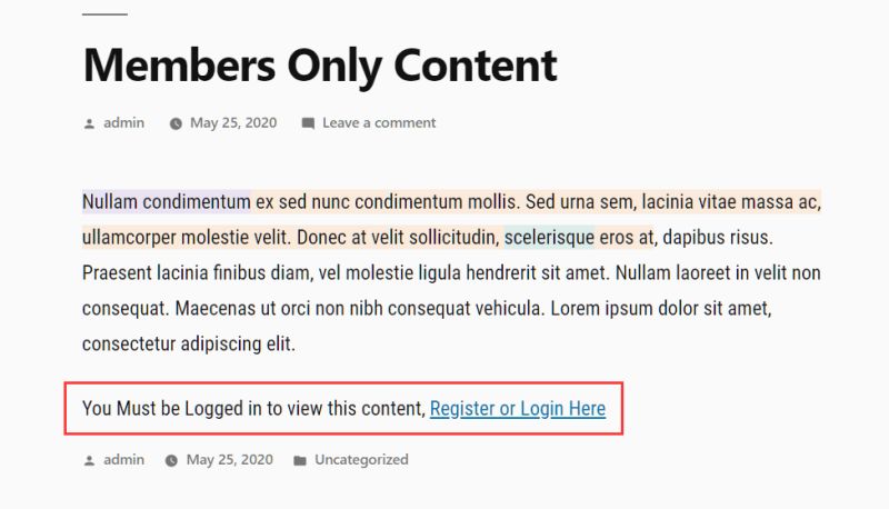Create Member Only Content On Wordpress Wp Full Pay - Desktop City Photos for Desktop