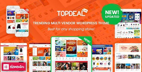 TopDeal Nulled Multi Vendor WordPress Theme