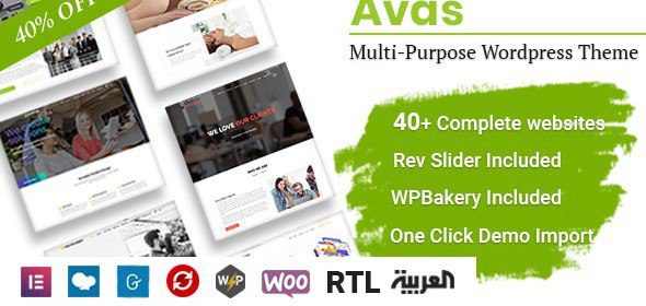 Avas Elementor WordPress Theme Free Download