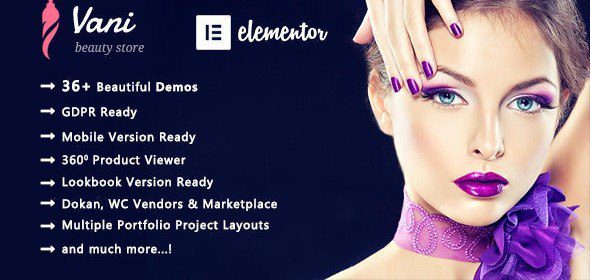 Vani Cosmetic Beauty WordPress Theme Nulled