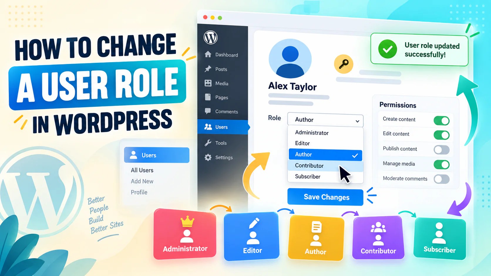 How to Change a User Role