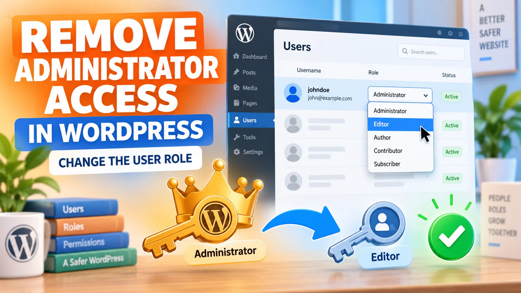 Remove administrator access