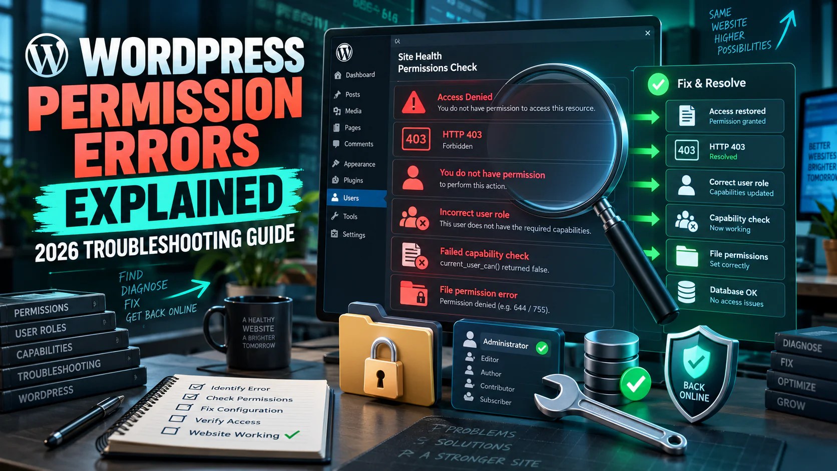WordPress Permission Errors Explained