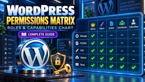 WordPress Permissions Matrix: Complete Roles & Capabilities Chart 1 WordPress Permissions Matrix Complete