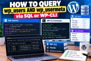 How to Query wp_users and wp_usermeta via SQL or WP-CLI 1 query wp_users and wp_usermeta
