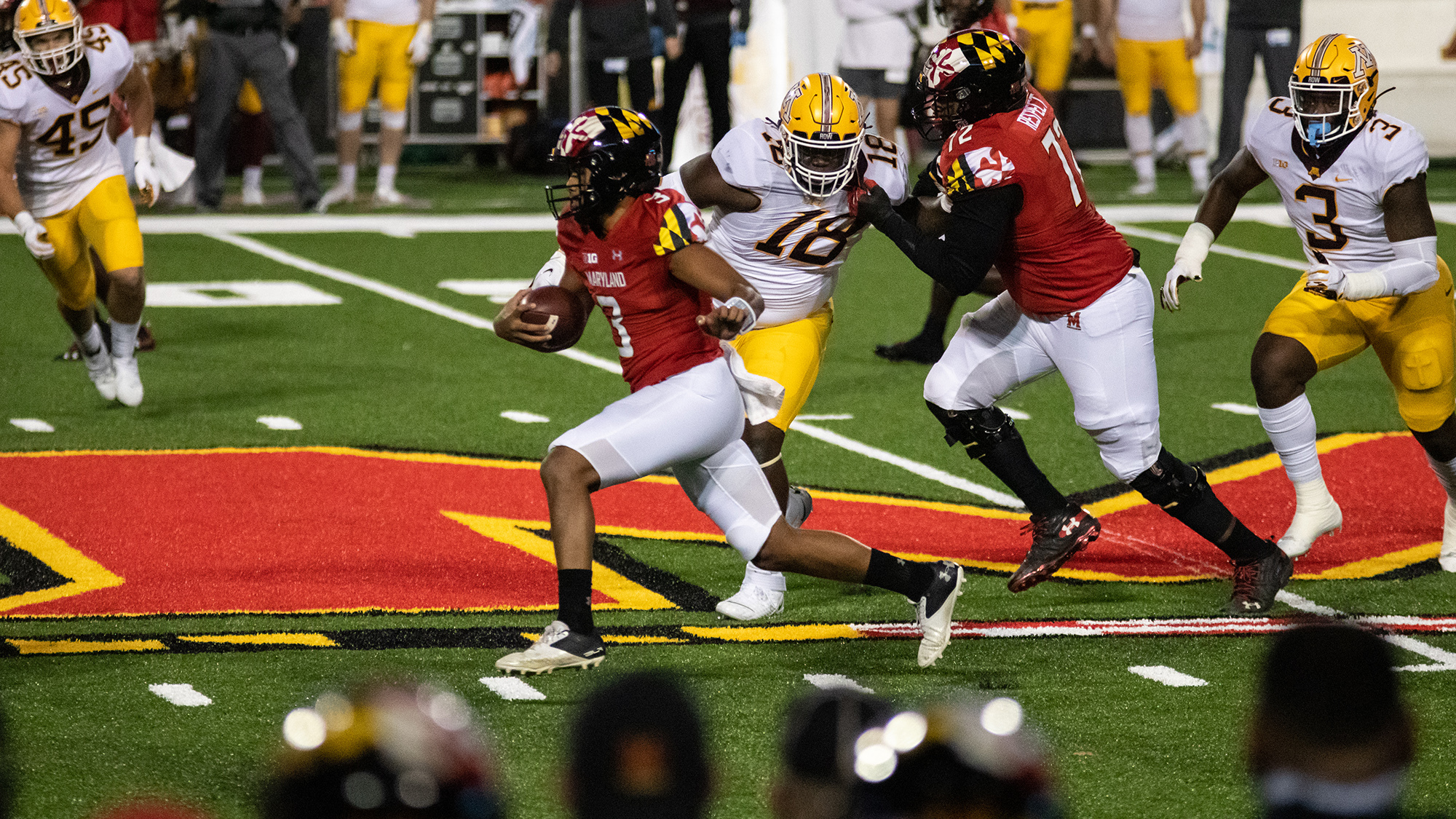 Maryland football completes comeback against minnesota, 45-44