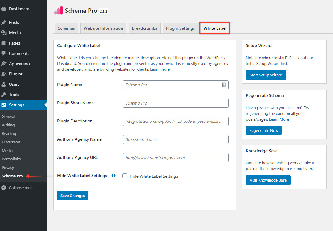 Our white label wordpress development service allows you to do just that: How to White Label Schema Pro? - Schema Pro