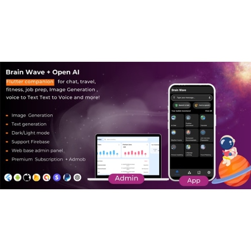 Brain-Wave-Powerful-ChatGPT-Writing-Assistant-Image-Generator-Complete-Flutter-App