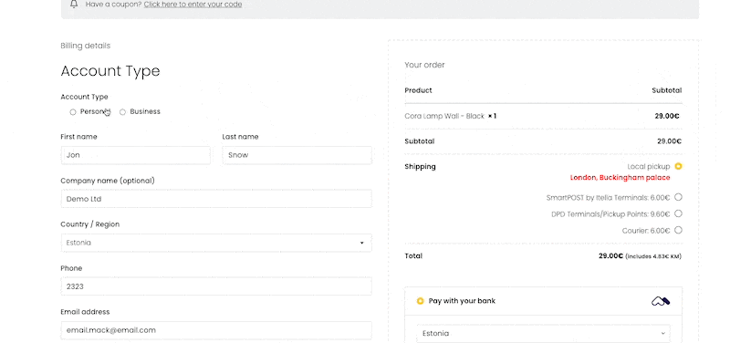 How To Hide Company Field Based On A Woocommerce Custom Checkout Radio Selection Wp Simple Hacks - Premium Nature Pattern Gallery - Desktop