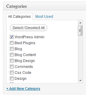 Why creating multilevel categories in wordpress. Changing Moving Deleting Wordpress Categories
