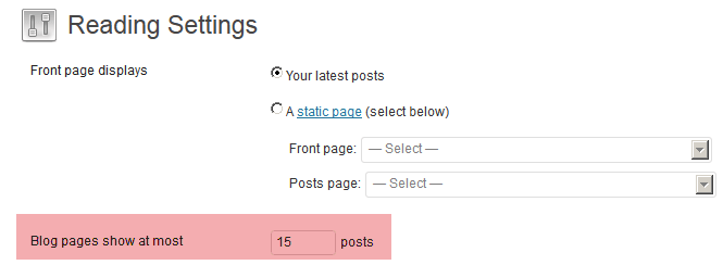 Als blogsystem erfunden beherrscht wordpress archive als container für. Set Post & Content Limits For Home, Blog & Archive Pages