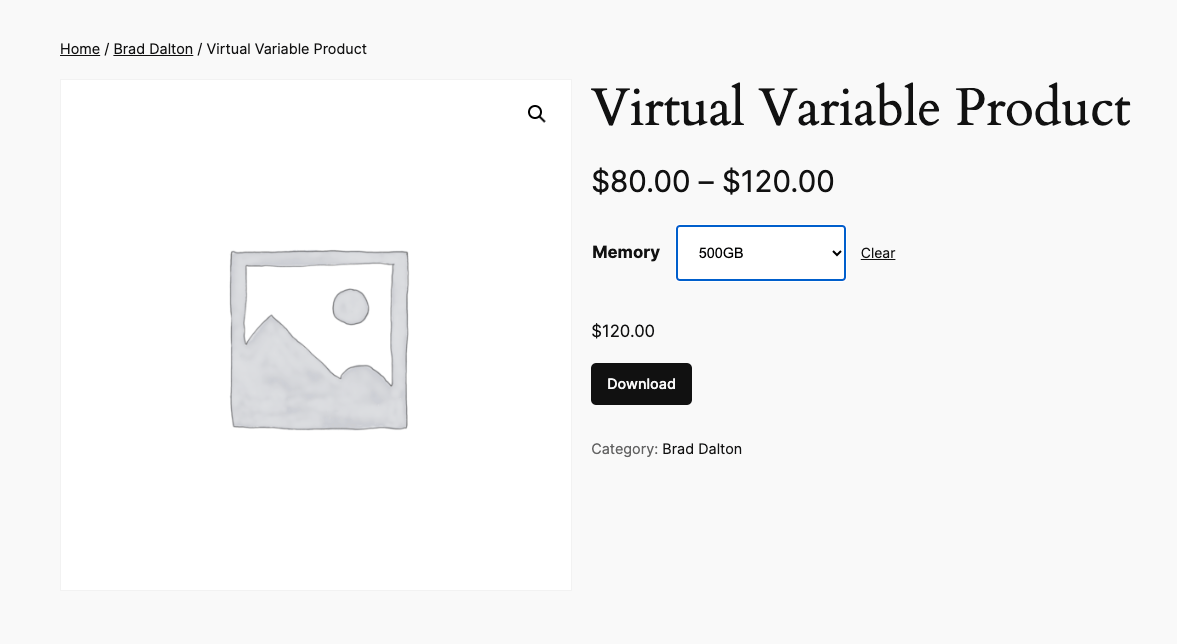 Change Add To Cart Button For Downloadable Product Per Variation Selection