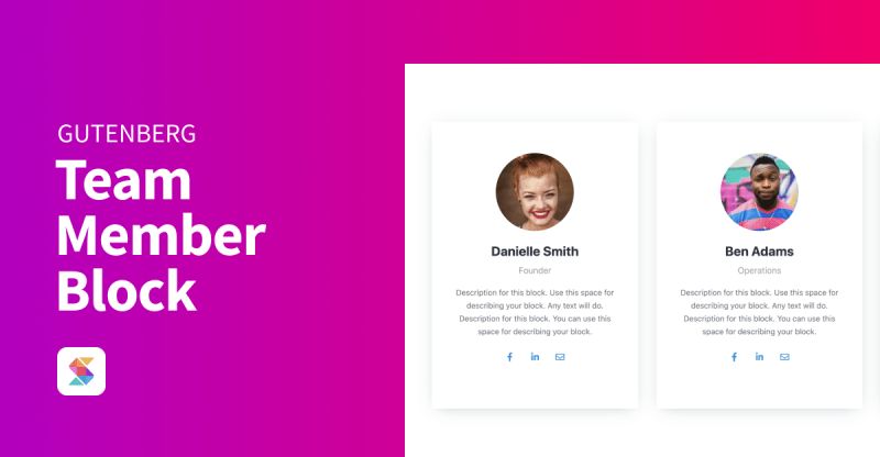 Blocklayouts Wordpress Block Pattern Single Team Member With A - Minimal Wallpapers - Professional Retina Collection