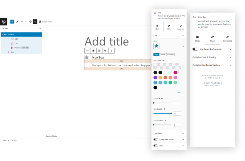 Icon List Block For Wordpress Stackable - Mobile Mountain Textures for Desktop