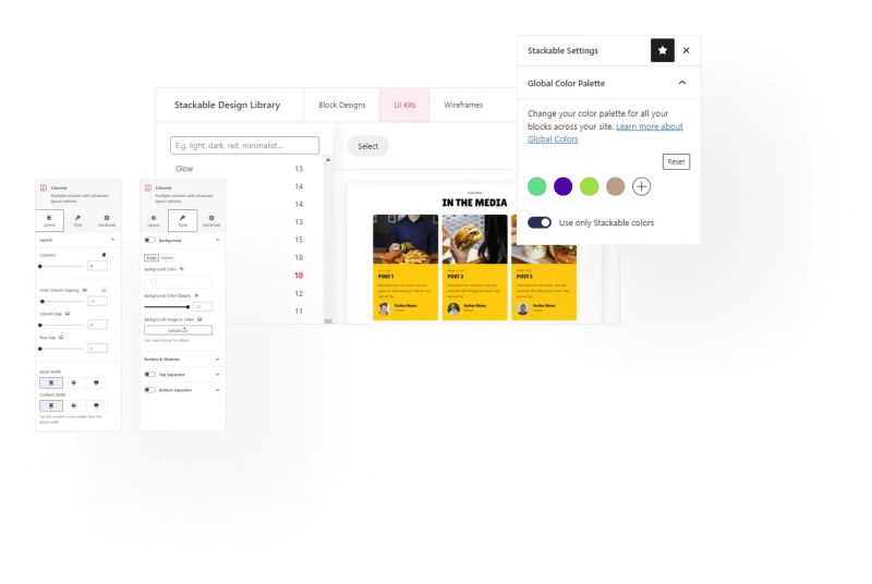 Stackable Gutenberg Blocks Wordpress Plugin - Nature Background Collection - Mobile Quality