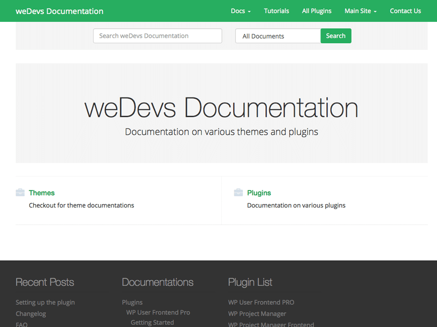 El plugin ofrece un conjunto de herramientas, que le permiten crear un . Wedocs A Free Wordpress Documentation Theme Based On Bootstrap Wp Tavern