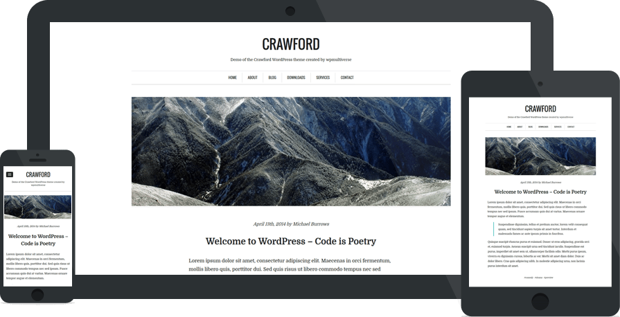 Best free minimalist wordpress themes · 16. Crawford: A Free Minimalist WordPress Theme for Writers - WordPress Tavern