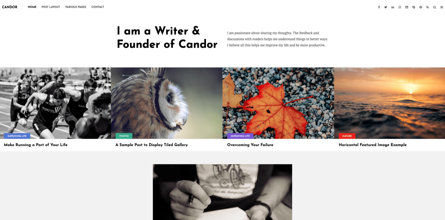 Somerville is the first typography and minimalist wordpress theme specifically designed for writers. The 23 Best Minimalist WordPress Themes for Writers - WP Theme Plugins