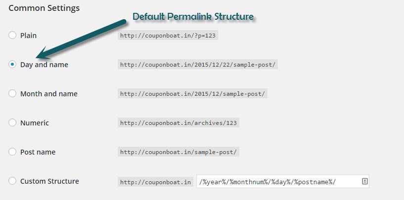 Permalink Structure 10 Modifications You Should Do After Installing WordPress - WP Thinker