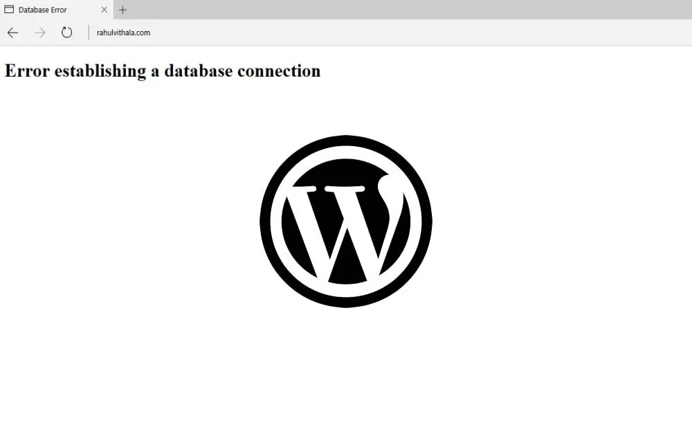 How to Fix the Error Establishing a Database Connection in WordPress