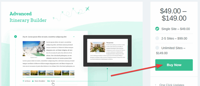 How To Write A Travel Itinerary For Website With Example Purchase Advanced Itinerary Builder Extension 