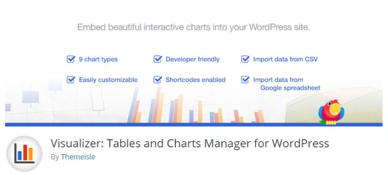 Data tables generator by supsystic · 3. 8 Best Free Chart And Graph Plugins For Wordpress To Visually Showcase Data Wpvivid Plugins