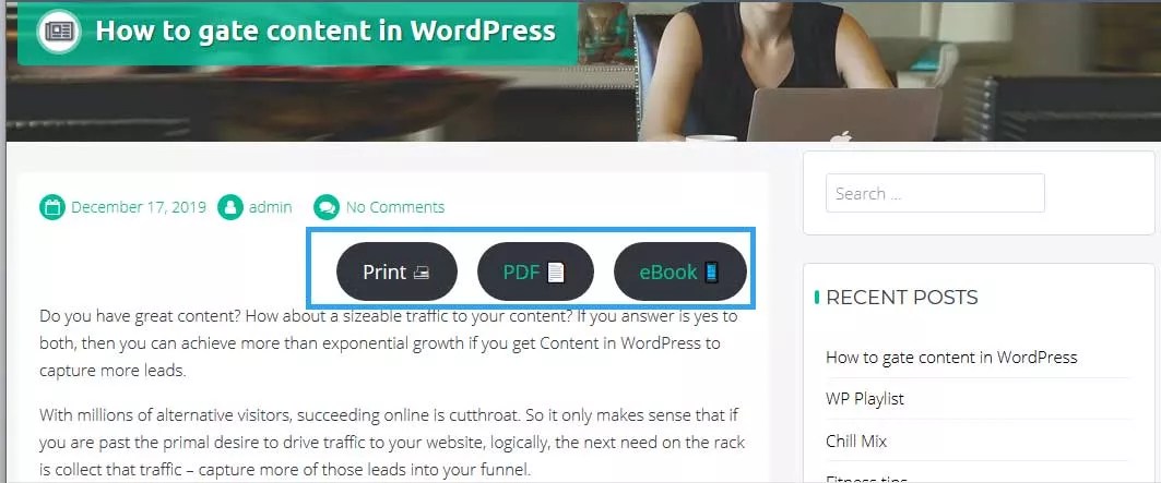 This piece of code will select the contents of . How To Make Your Wordpress Blog Print Friendly By Adding A Print Button Wpvivid Plugins