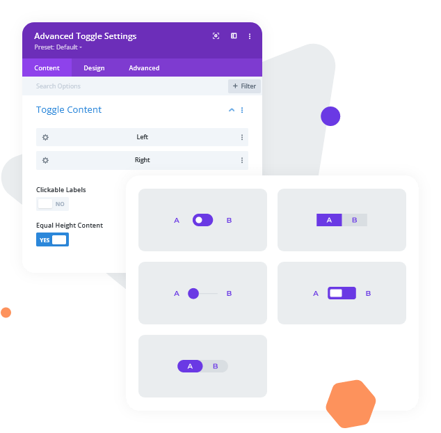 Divi Advanced Content Toggle Module Wp Zone