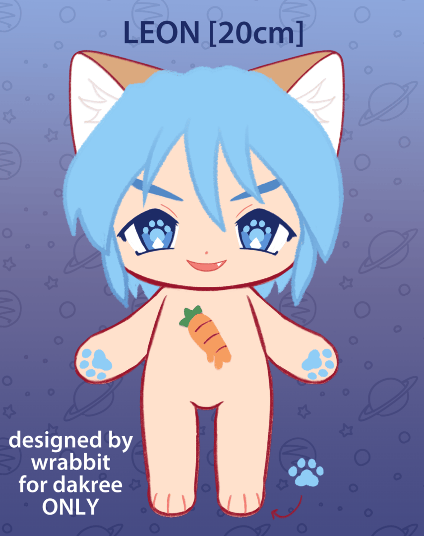 commissioned plush design, not my character