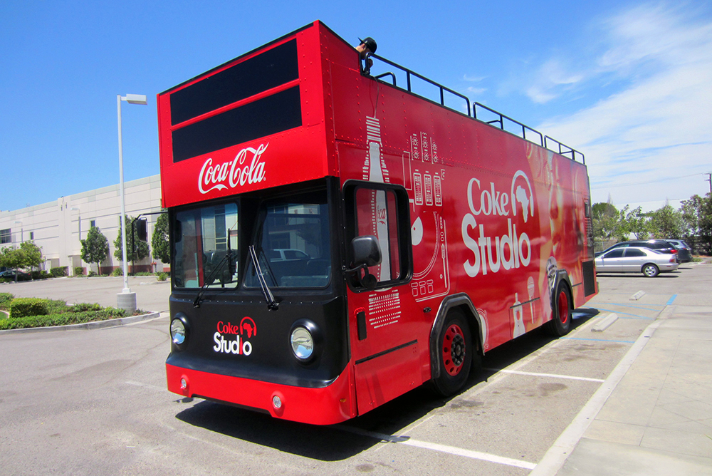 Coke Studio Bus Wrap | Wrapfolio