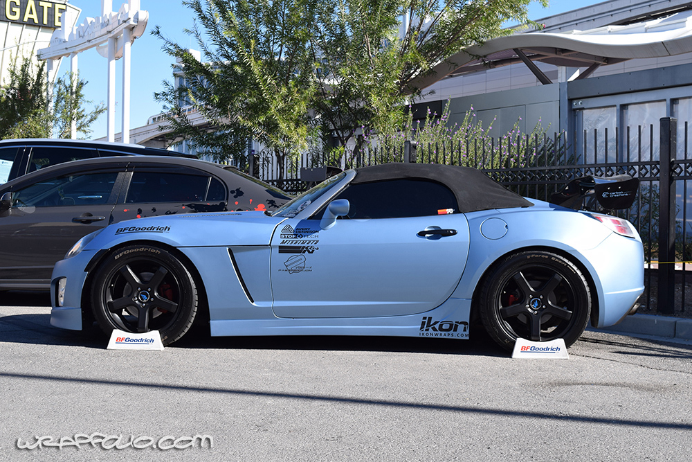 Powder Blue Matte Metallic Sky Wrapfolio