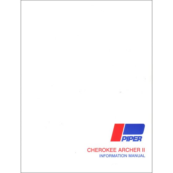 Piper PA28-181 Archer II Manual de información del avión (POH)